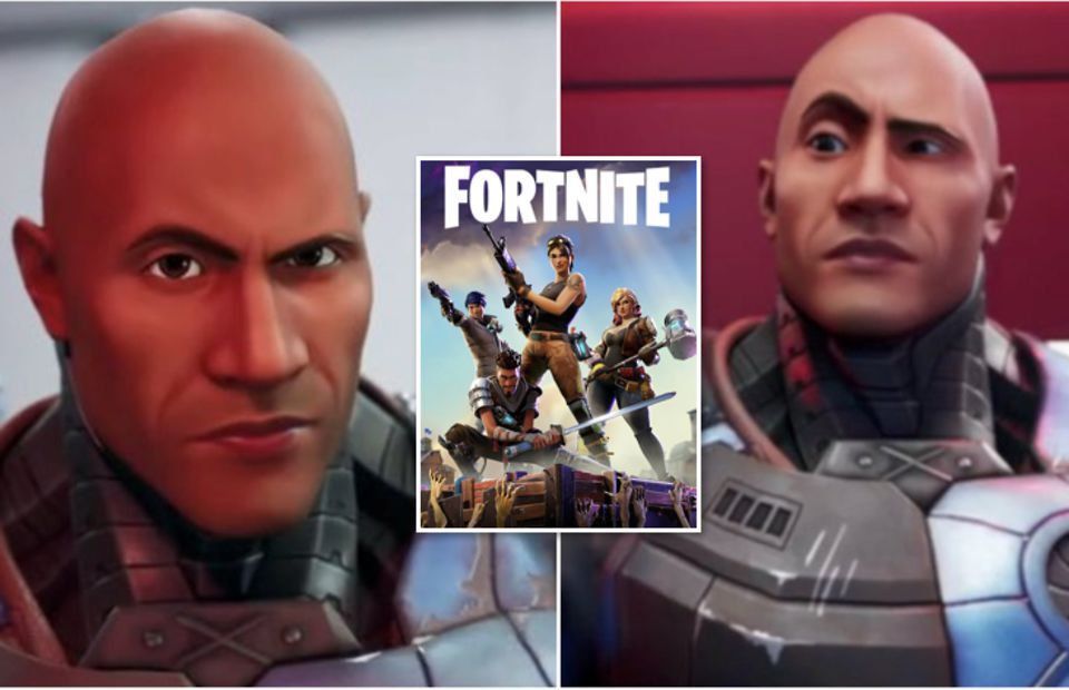 The Rock Eyebrow Raise in Fortnite 