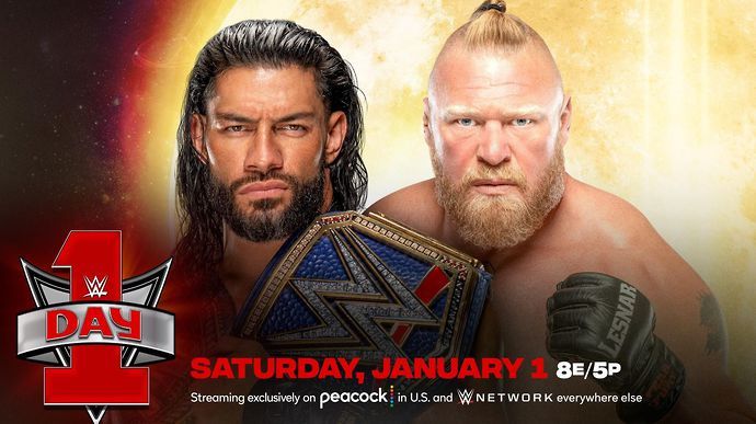 WWE Day 1 Roman Reigns vs Brock Lesnar
