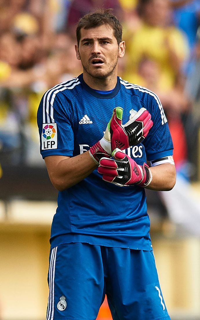 Iker Casillas in action for Real Madrid in 2014