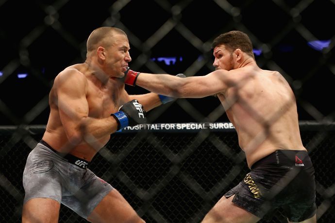Georges St-Pierre beat Michael Bisping in 2017