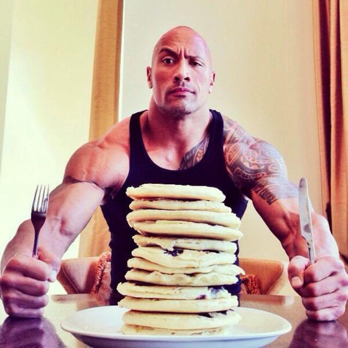 The Rock WWE cheat meal