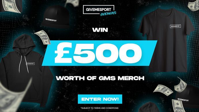 GiveMeSport £500 giveaway