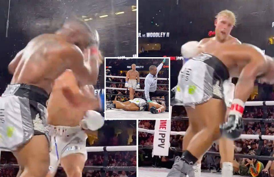 Jake Paul vs Tyron Woodley 2: Brutal ringside footage of the Problem ...