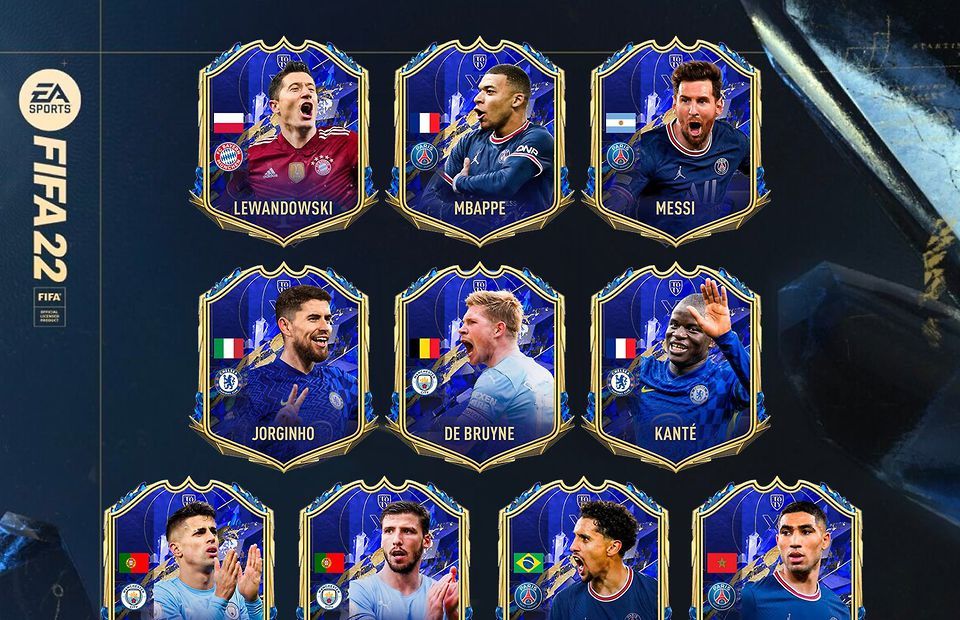 Fifa 22 Toty Full Team Of The Year Squad Leaked