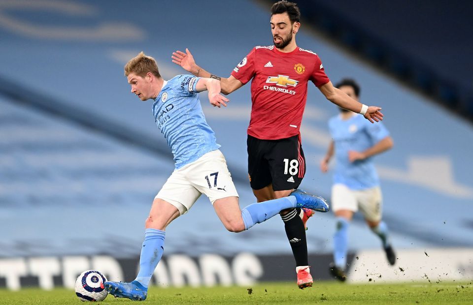 Bruno Fernandes vs Kevin De Bruyne: Premier League stats of Man Utd & Man  City stars compared