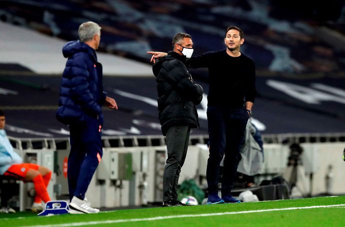 Jose Mourinho and Frank Lampard clash in 2020