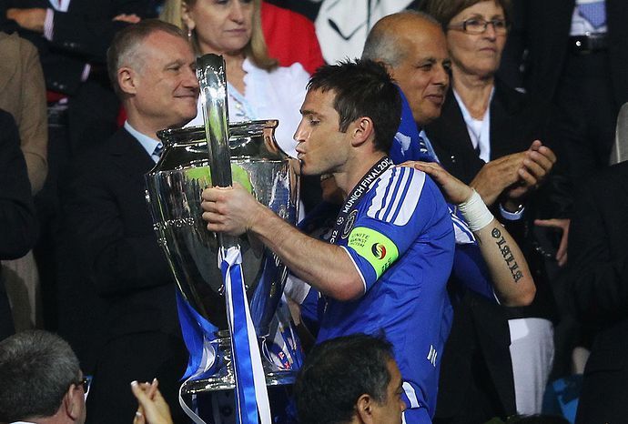 Lampard with the CL trophy