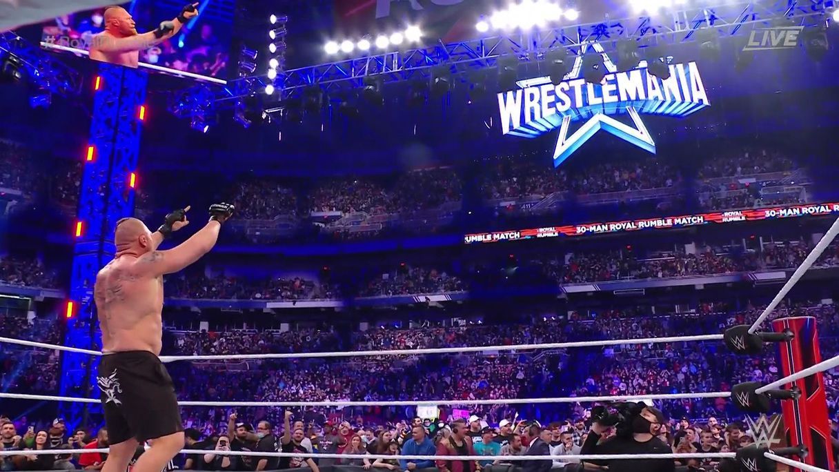 Brock Lesnar has officially won the Royal Rumble!