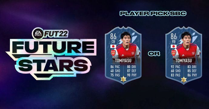 FIFA FUT Future Stars Leaked Tomiyasu Predicted Stats (Image From FutSheriff)
