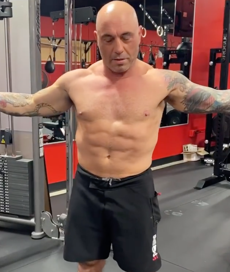 Joe Rogan's ripped physique after doing carnivore diet for one month in ...