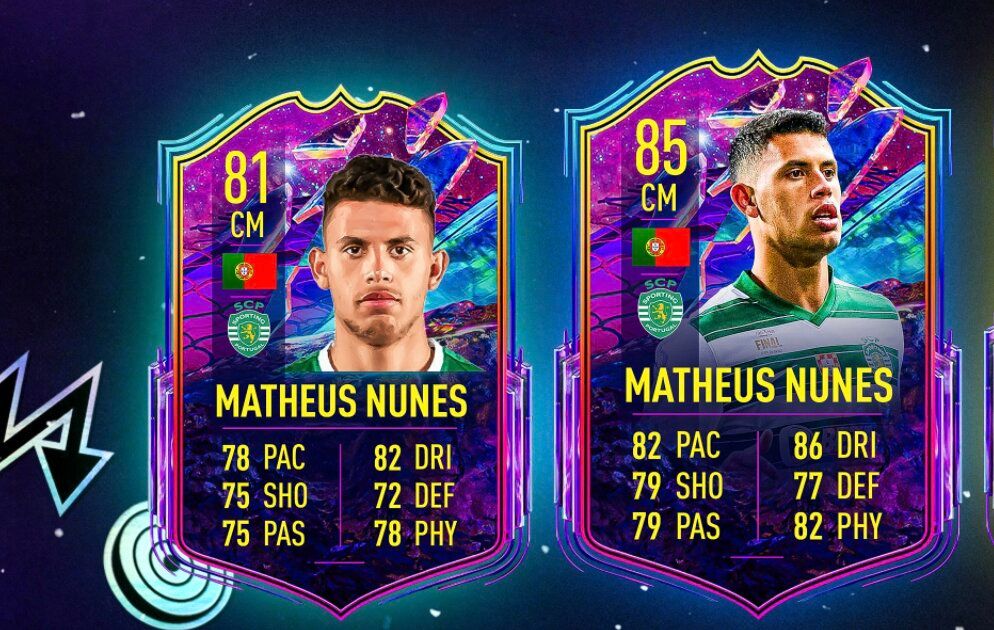 Matheus Nunes Sporting Lisbon Card Academy Objectives Player leaked: Stats predicted by FutSheriff