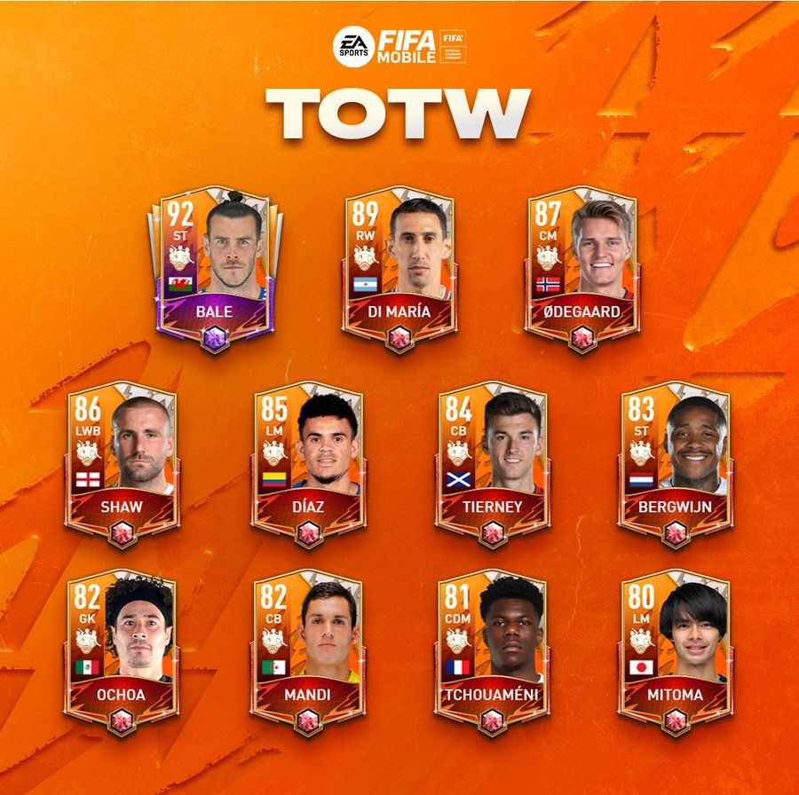 FIFA Mobile Team of the Week (TOTW) Squad and More