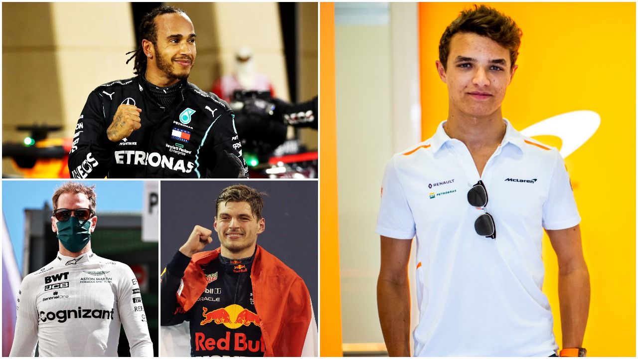 Hamilton, Verstappen, Vettel, Norris Highestpaid F1 drivers for 2022