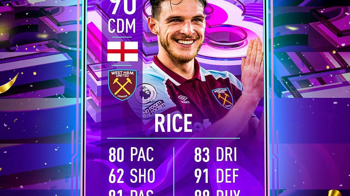 FIFA 22 FUT Birthday Leaks Reveal Declan Rice SBC is Coming