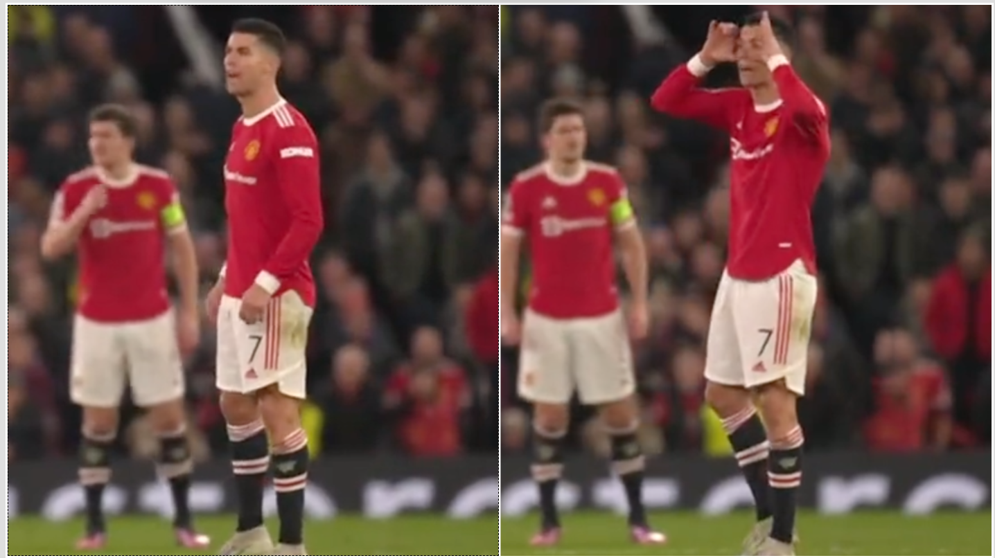 Cristiano Ronaldo's angry reaction at full-time after Man Utd claim Chelsea  draw - Mirror Online