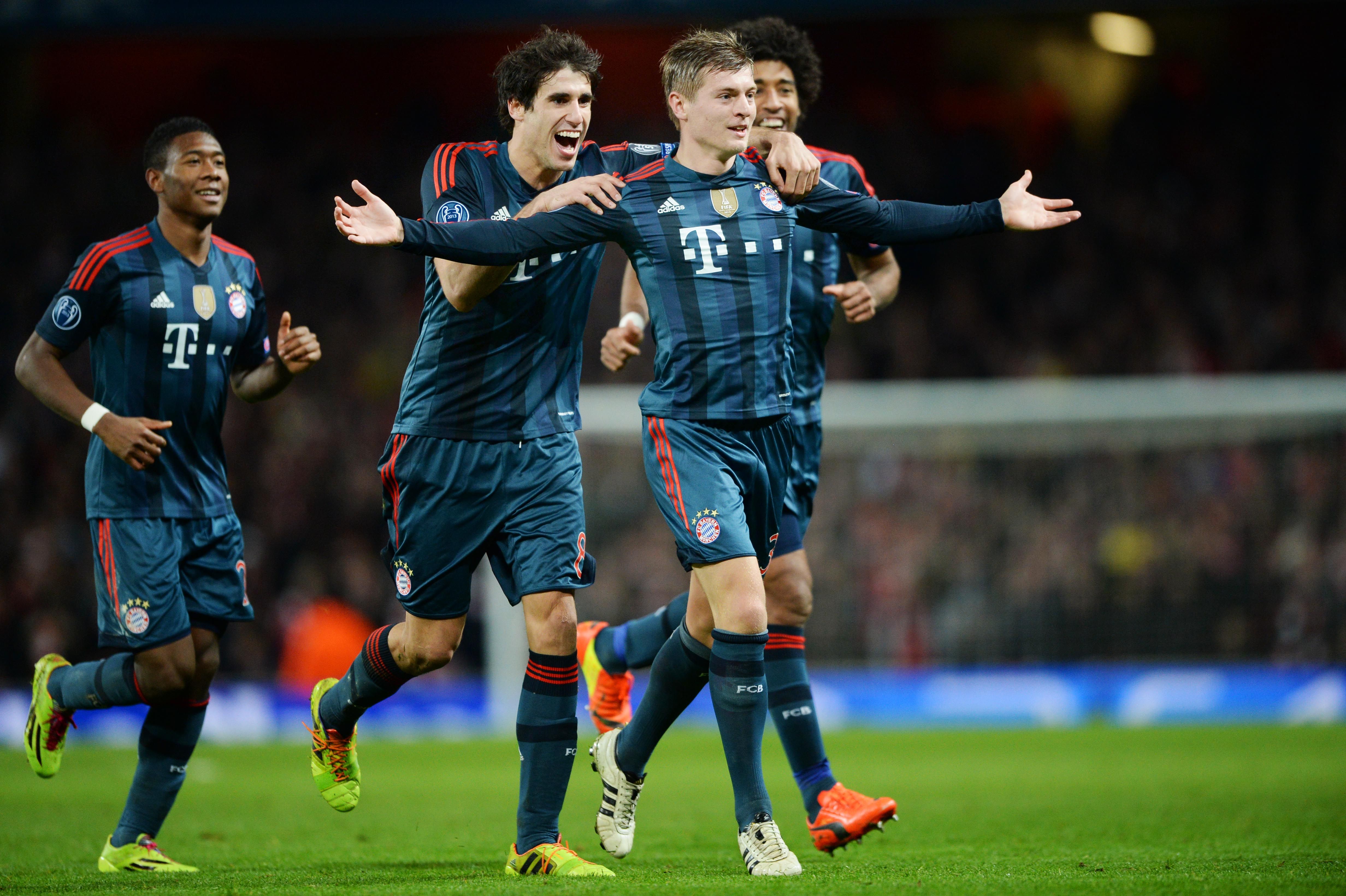 Kroos scores for Bayern.