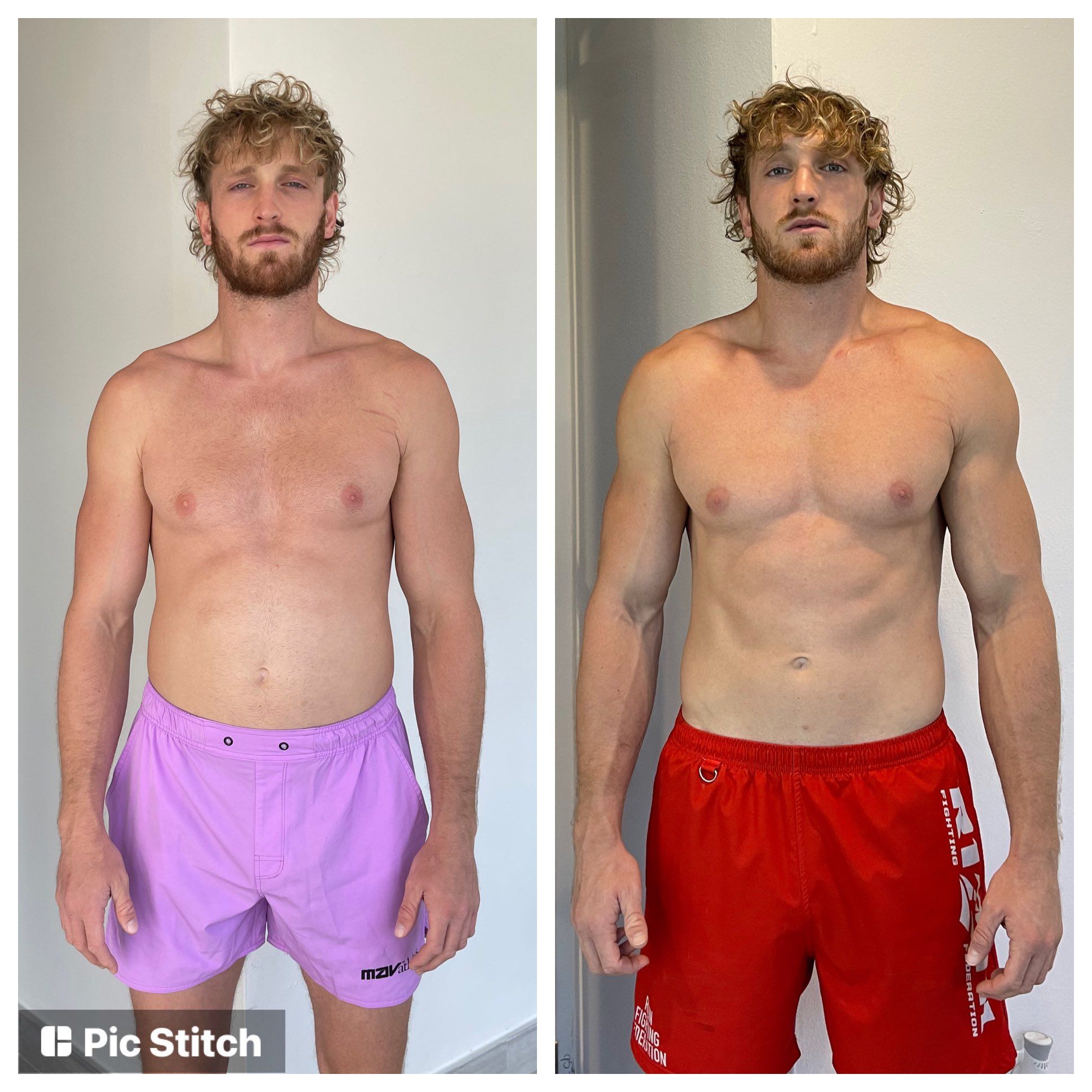 Logan Paul's body transformation before WrestleMania was out of this world