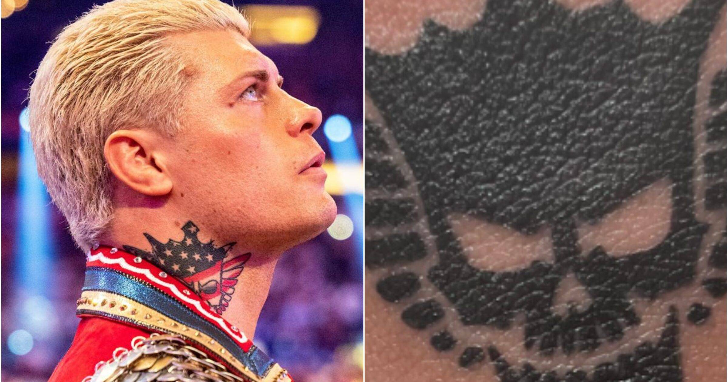 Cody rhodes fake tattoo
