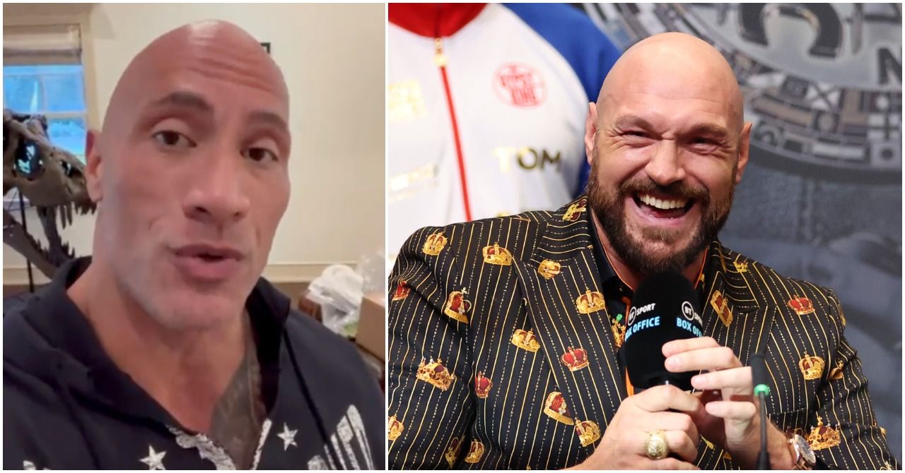 The Rock sends message to Tyson Fury
