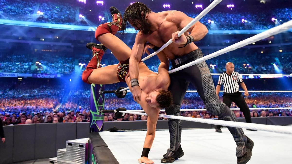 Seth Rollins vs. The Miz vs. Finn Balor, WrestleMania 34 