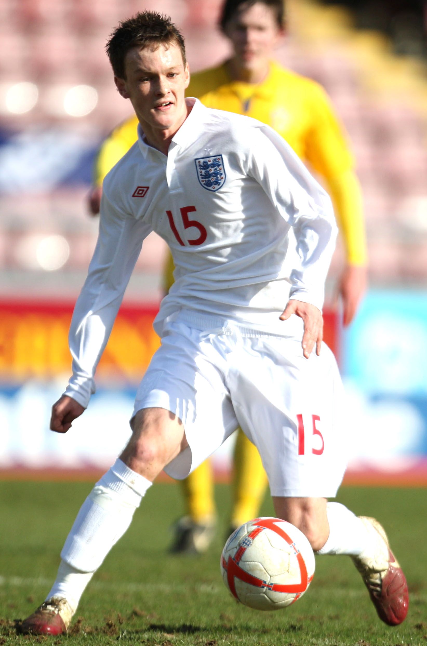 Josh McEachran in action for England U17s in 2010