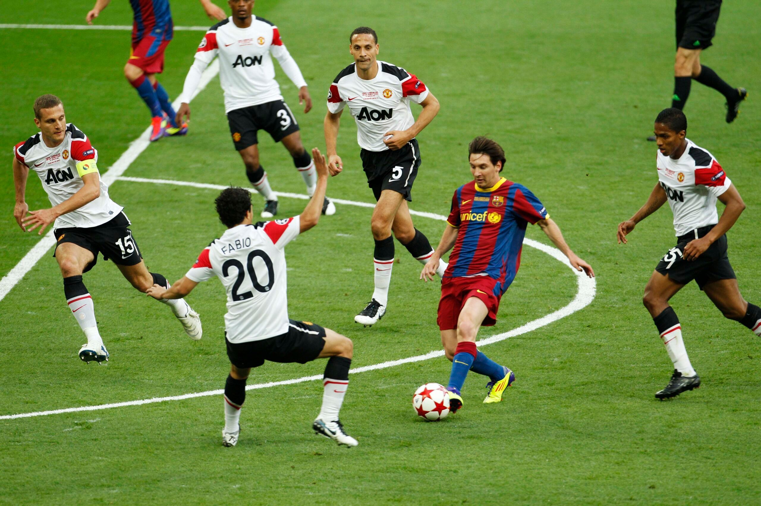 Man United legend Rio Ferdinand recalls an embarrassment at the hands of Sergio Busquets in the 2011 UCL final.