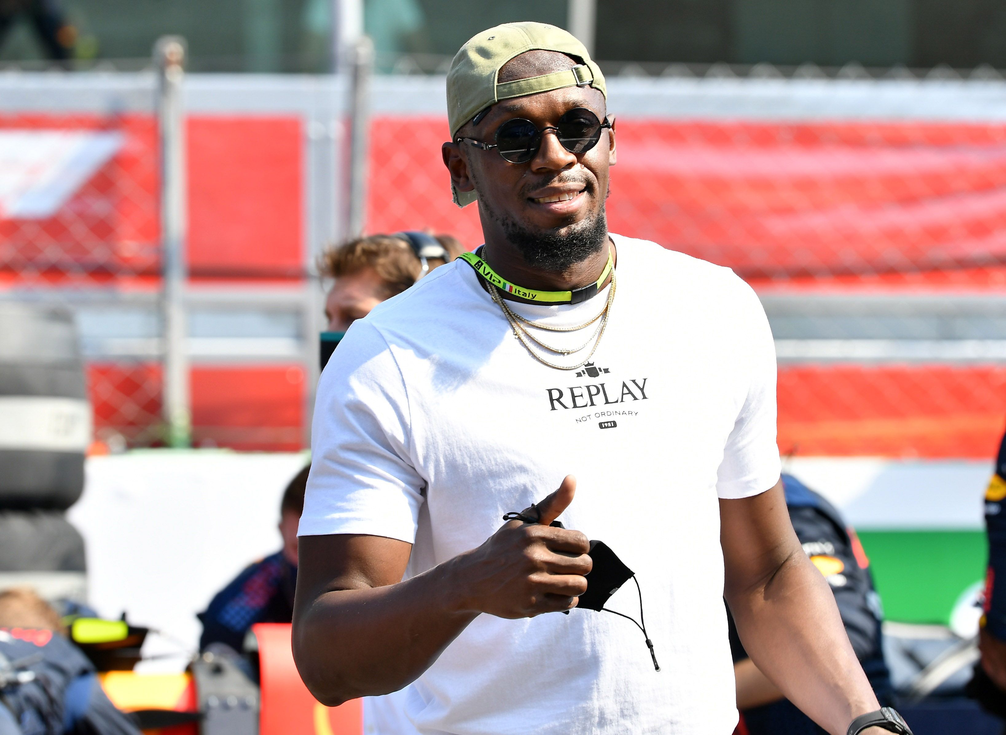 Bolt appears at the F1.