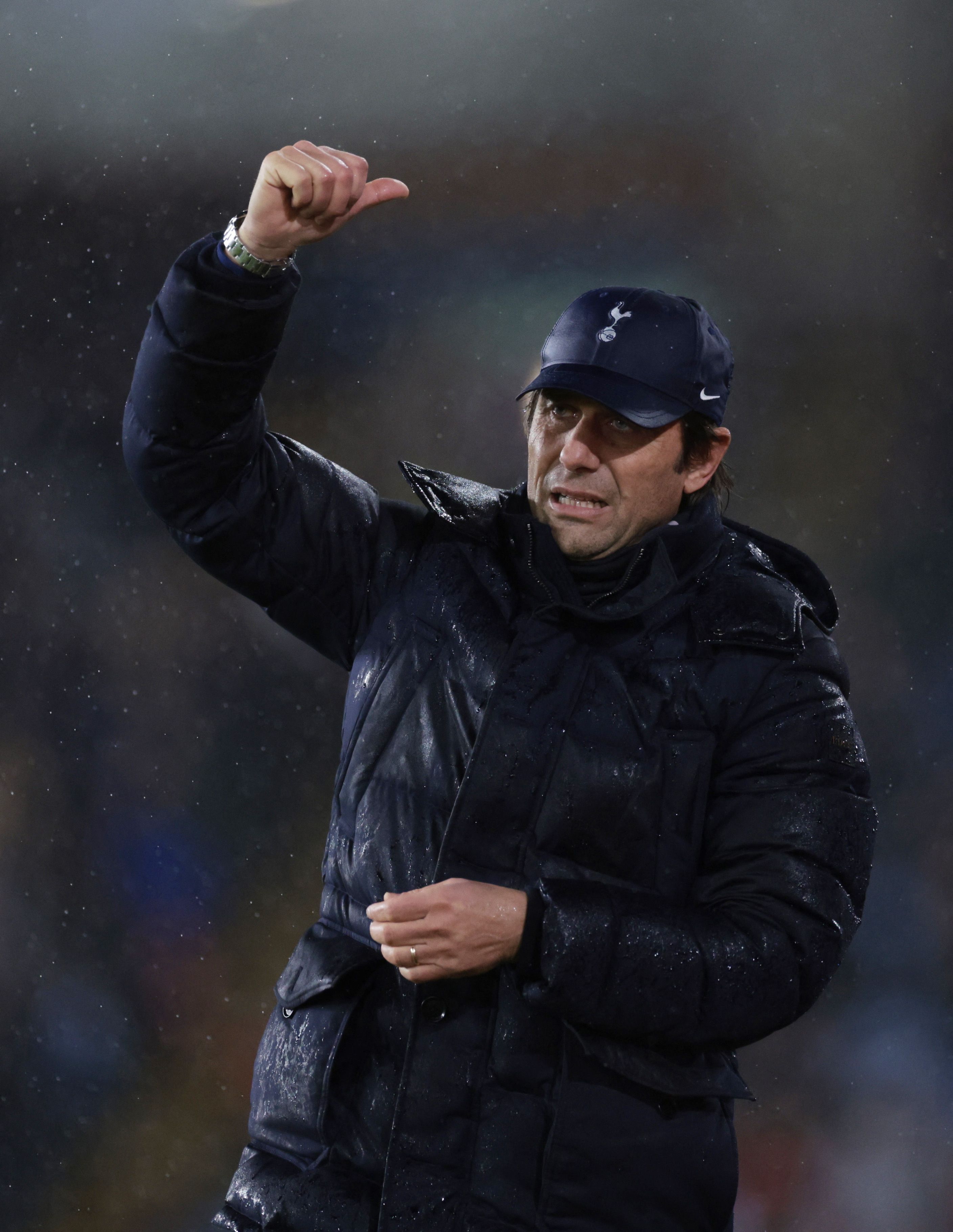 Conte coaching Tottenham.