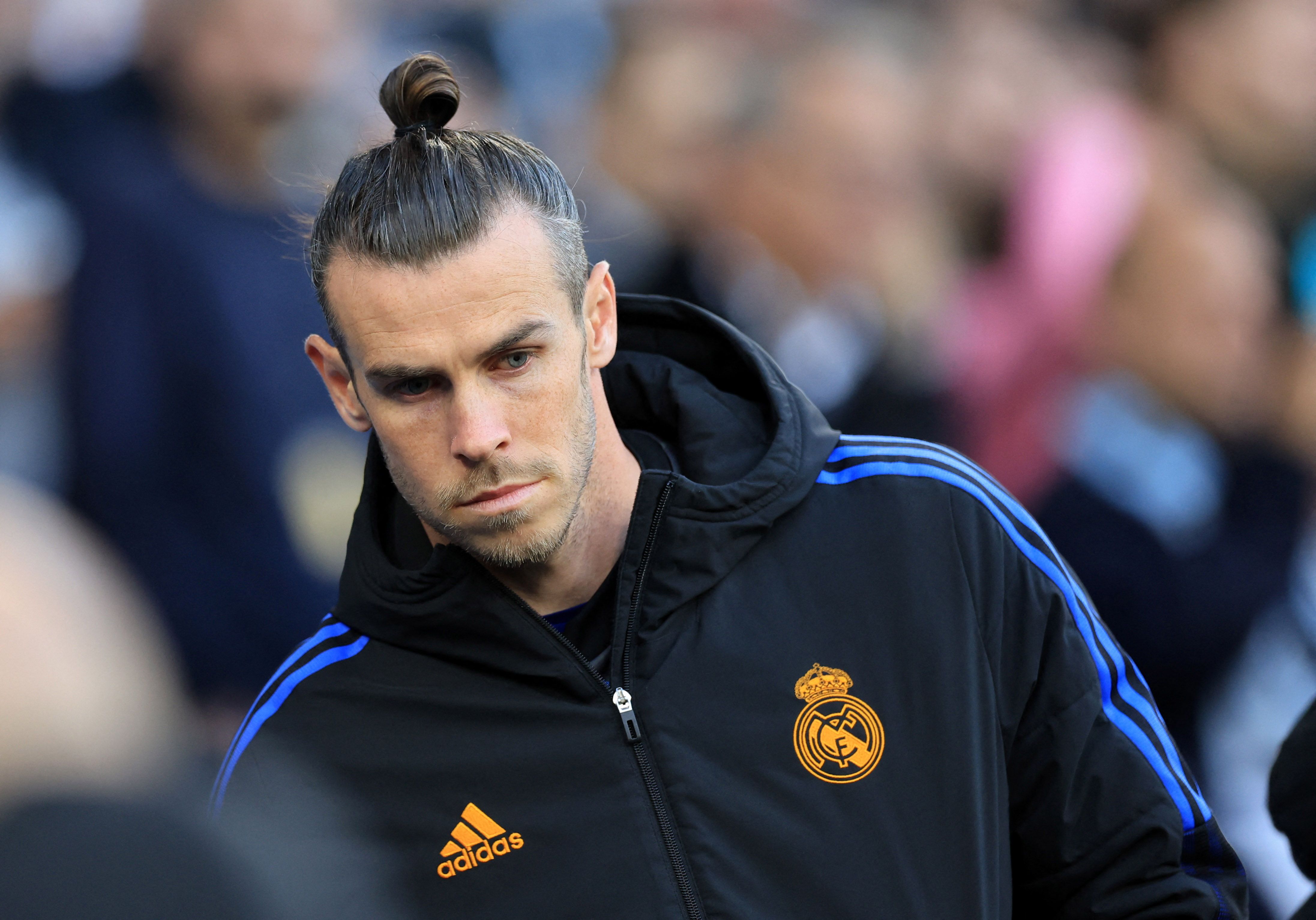 Bale in Real Madrid attire.