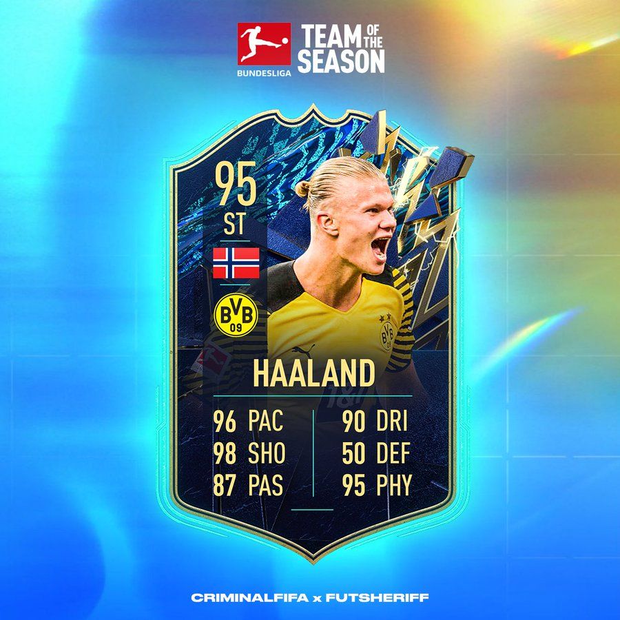 FIFA 22 Bundesliga TOTS: Leak Confirms Insane Erling Haaland Card