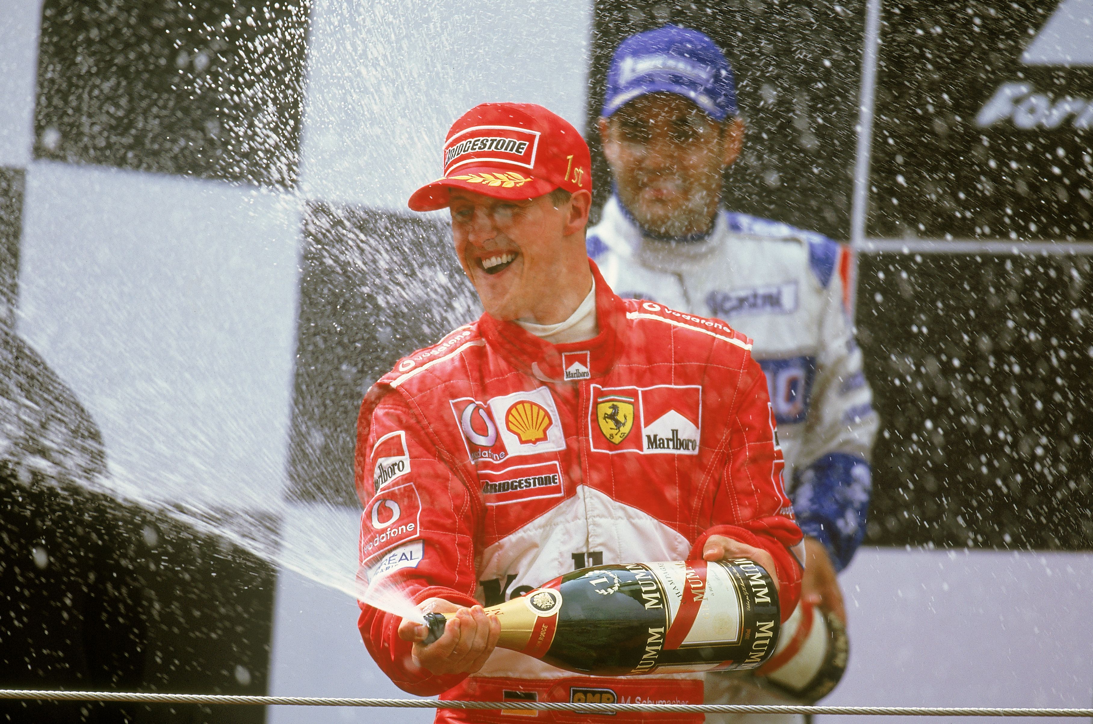 Michael Schumacher wins the 2002 Spanish GP