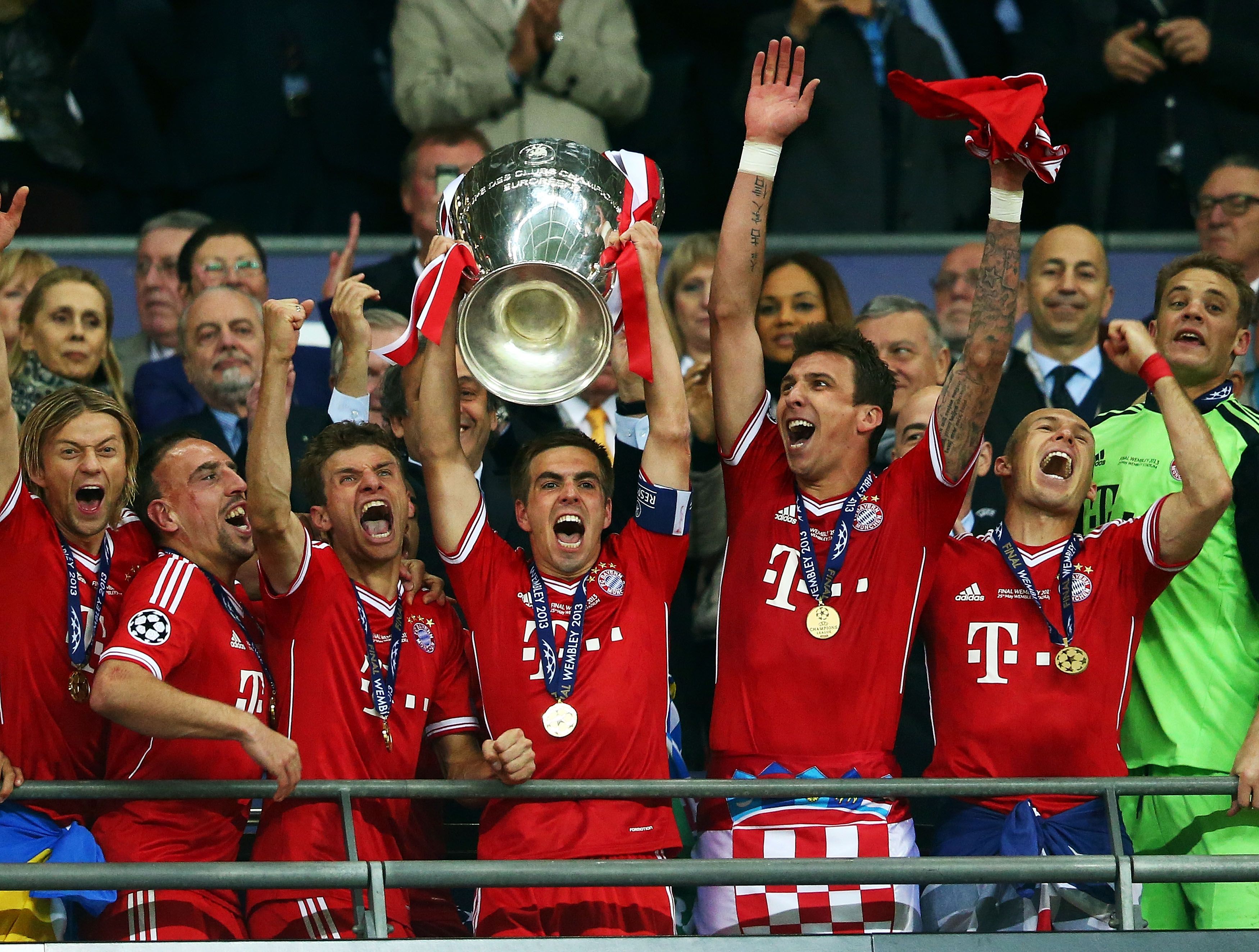 Bayern Munich dominated in 2013