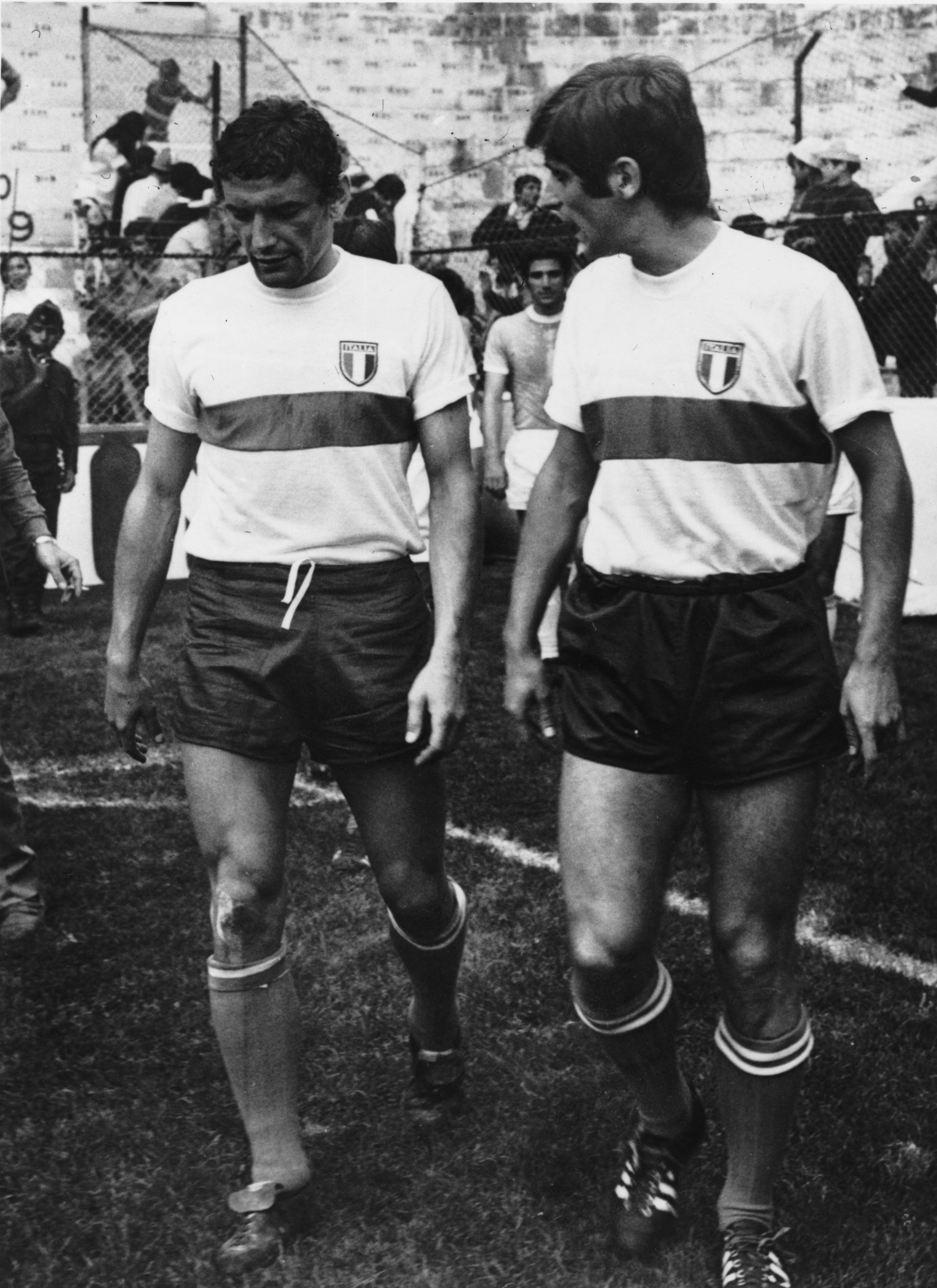 Gianni Rivera and Luigi Riva