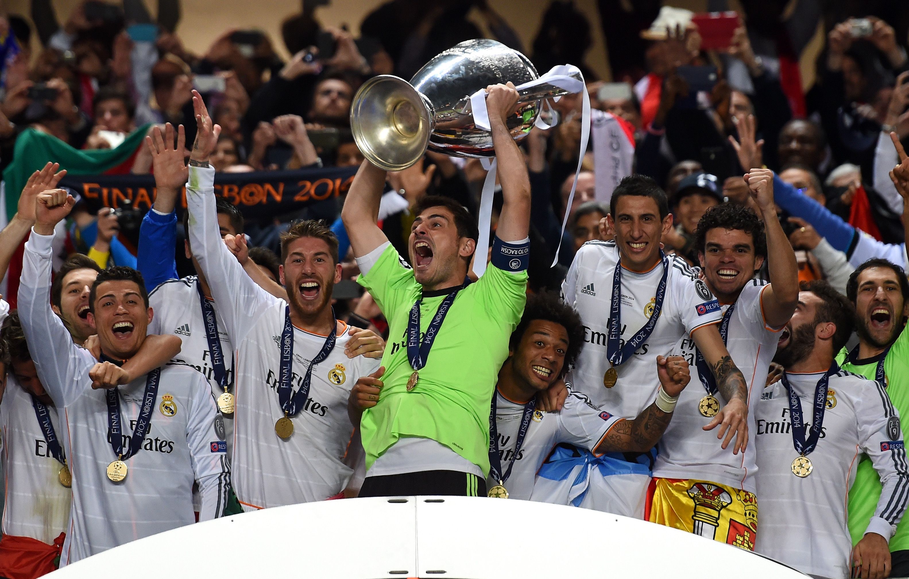 Ancelotti and Real Madrid won the 2014 Champions League