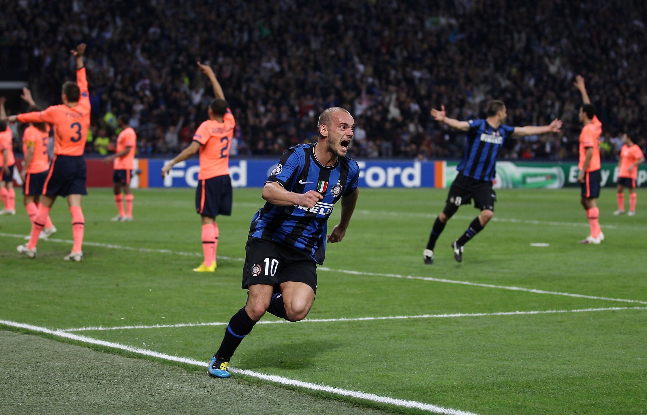 Sneijder reached world class levels with Inter