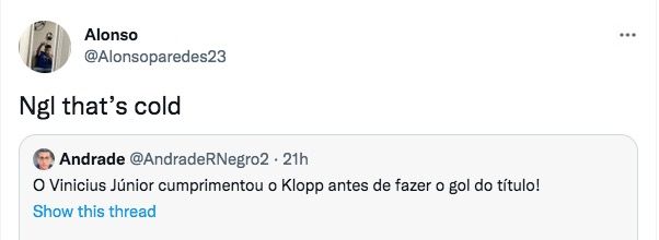 Fans react to Vinicius and Klopp exchange