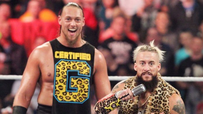 Big Cass and Enzo Amore in WWE. 