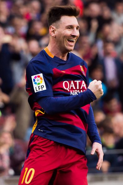 Messi scores at Camp Nou.