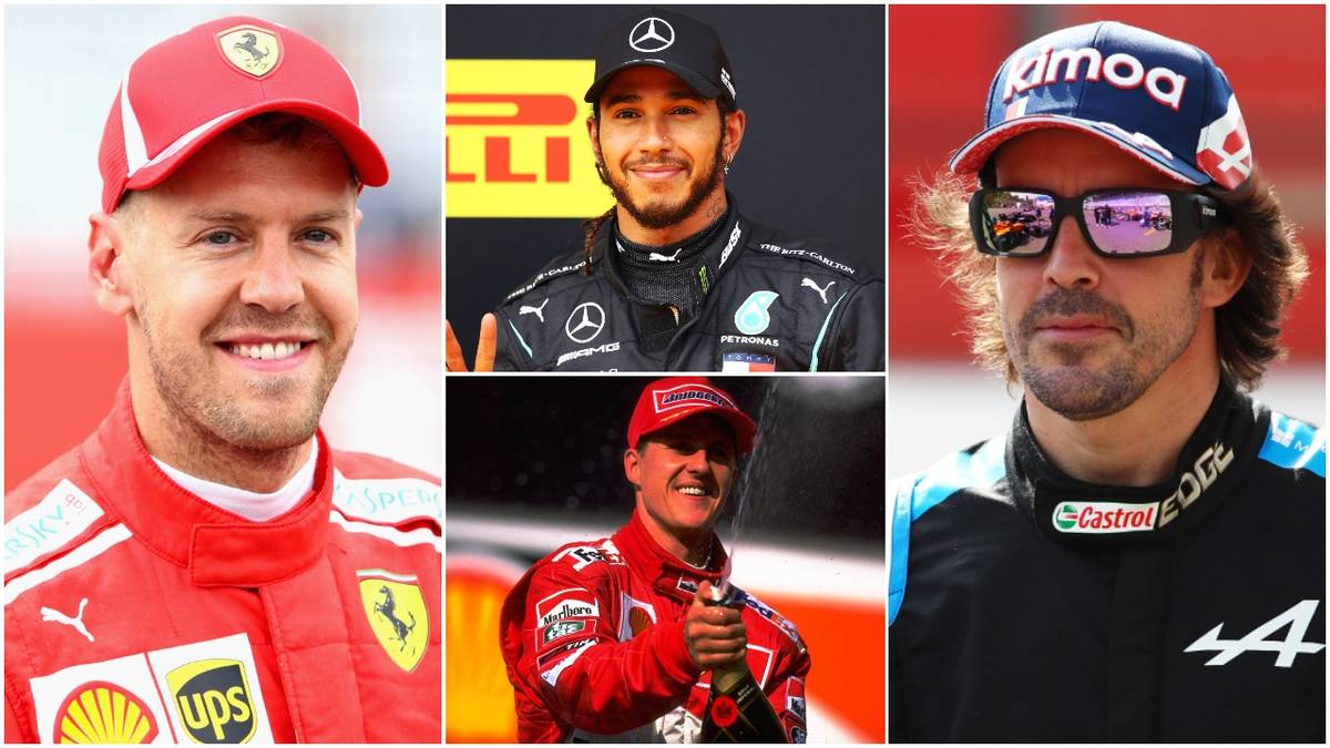 Hamilton, Schumacher, Verstappen, Alonso, Vettel: F1's best 21st ...