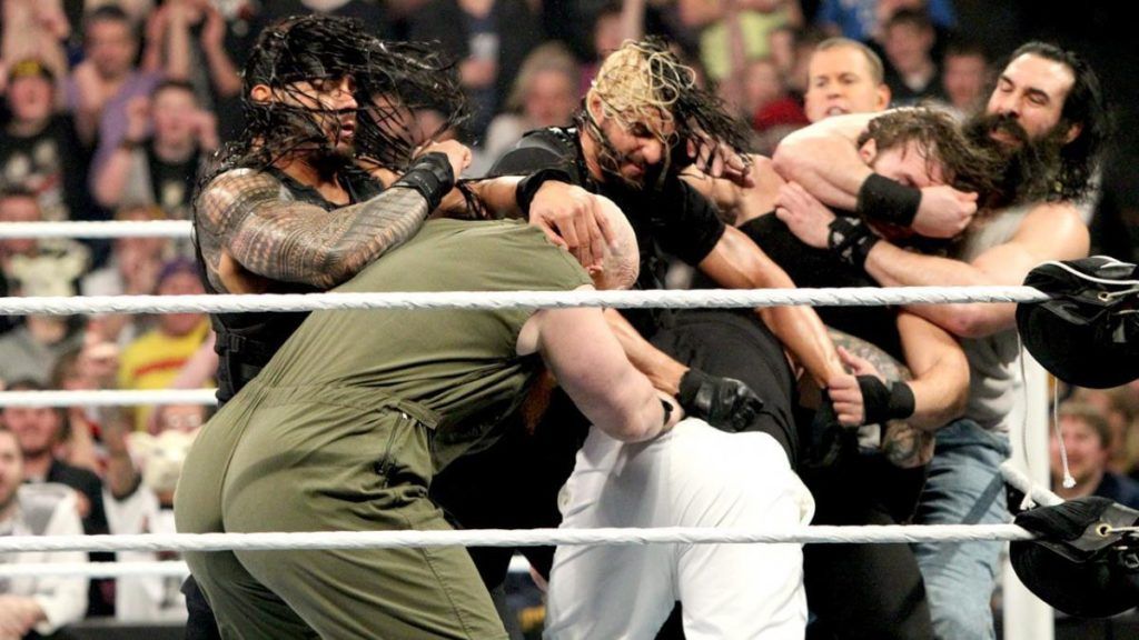 The Shield vs. The Wyatts, Elimination Chamber 2014 