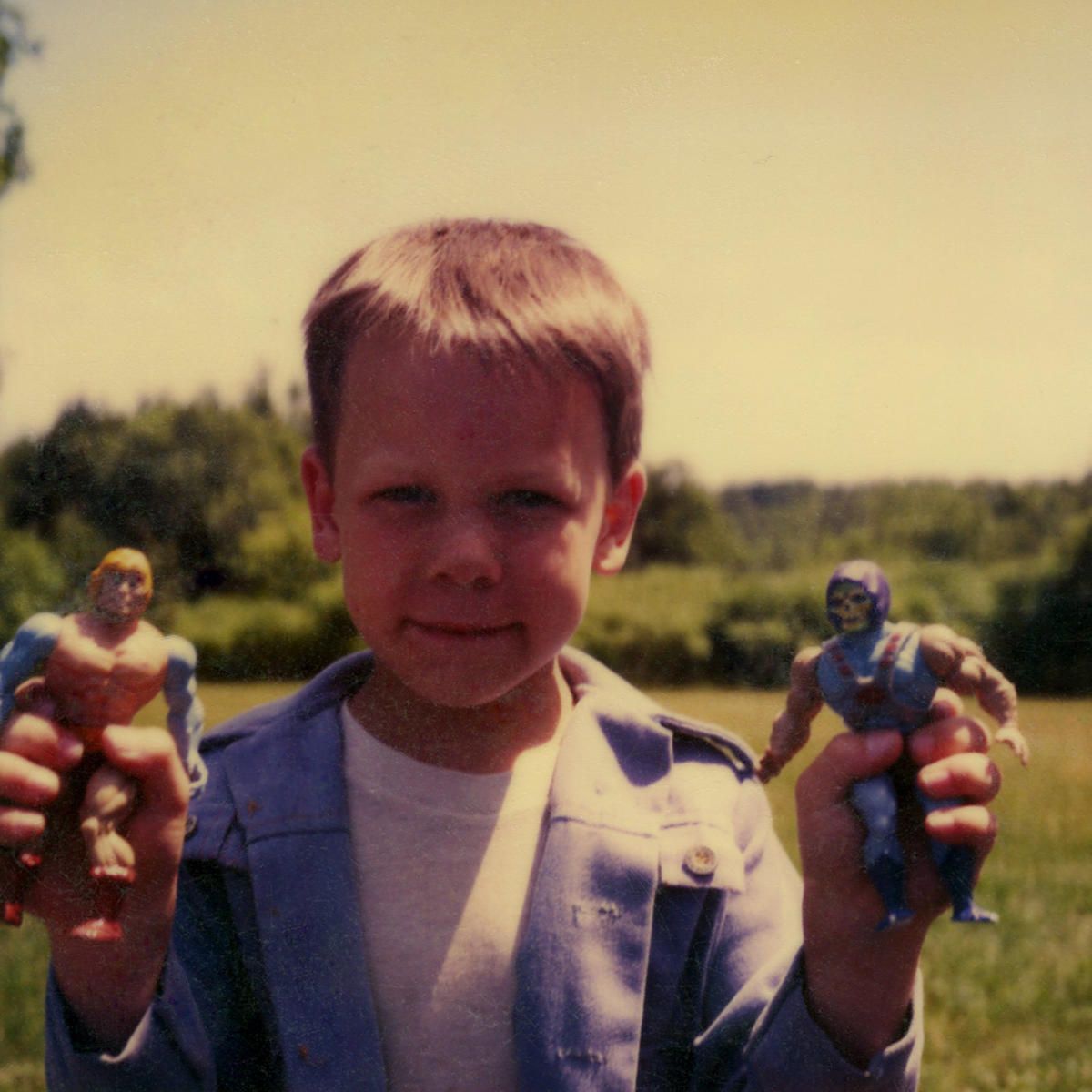 John Cena playing with WWE action figures as a child
