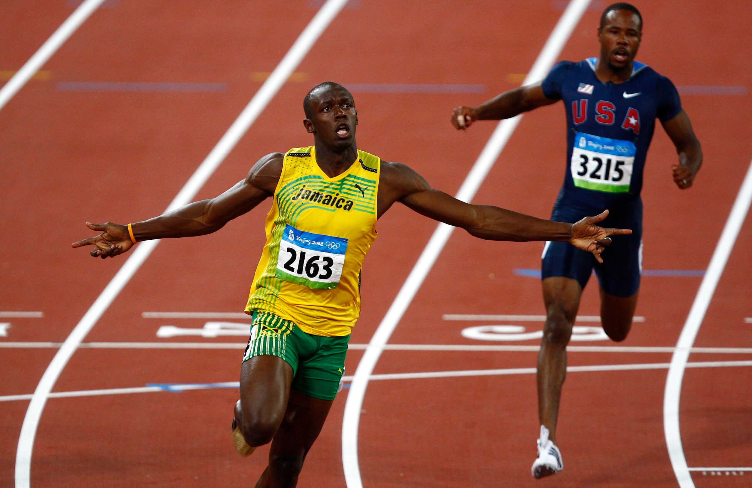Usain Bolt's potential 100m world record had he not celebrated early in