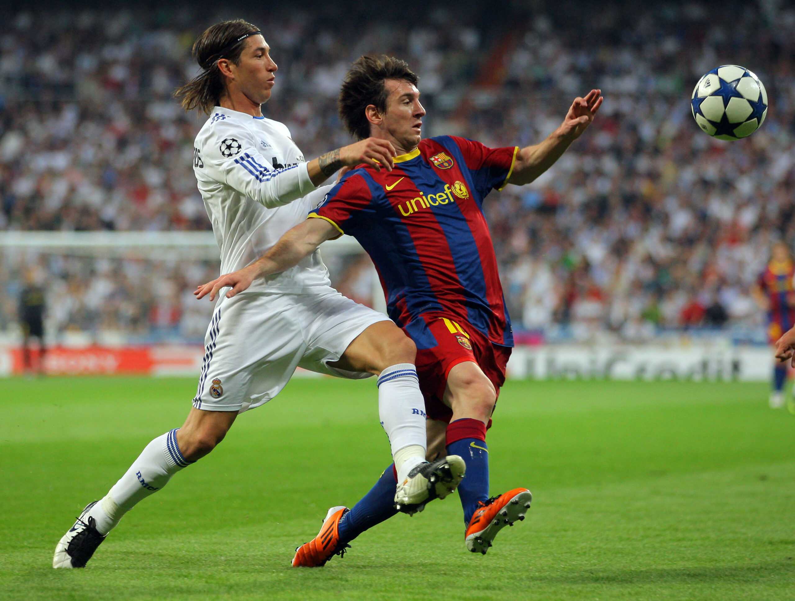 Real Madrid v FC Barcelona UEFA Champions League Semi Final First Leg