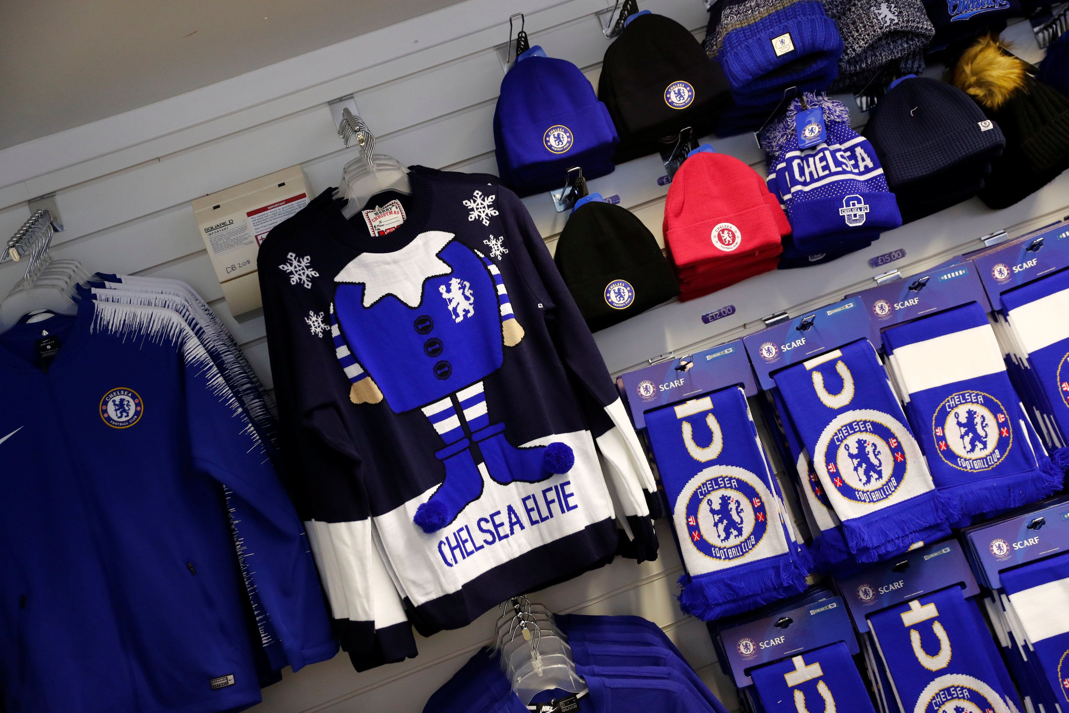 Chelsea's club shop.