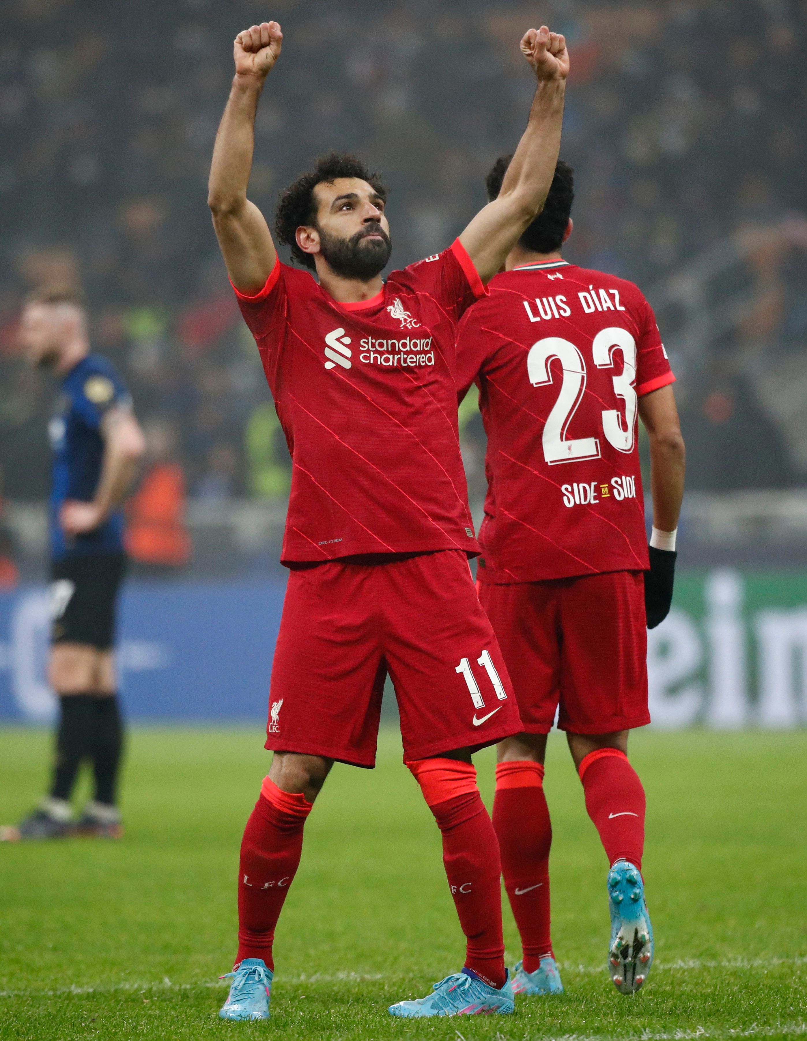 Salah scores for Liverpool.