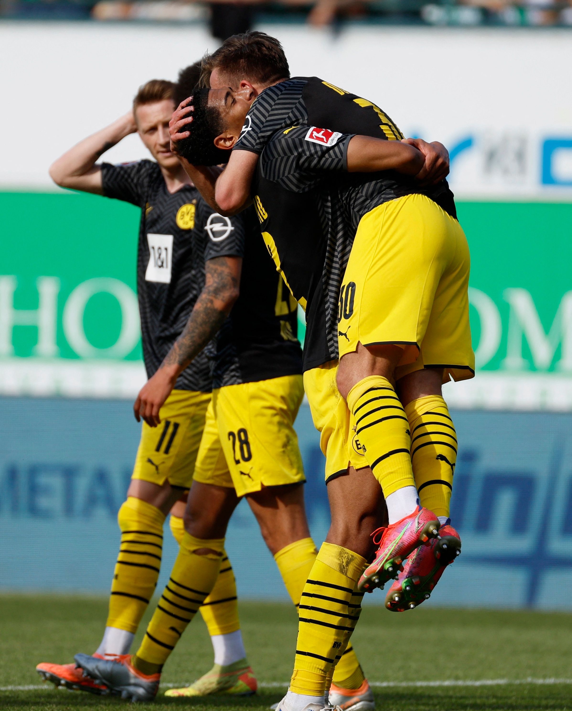 Dortmund score in the Bundesliga.