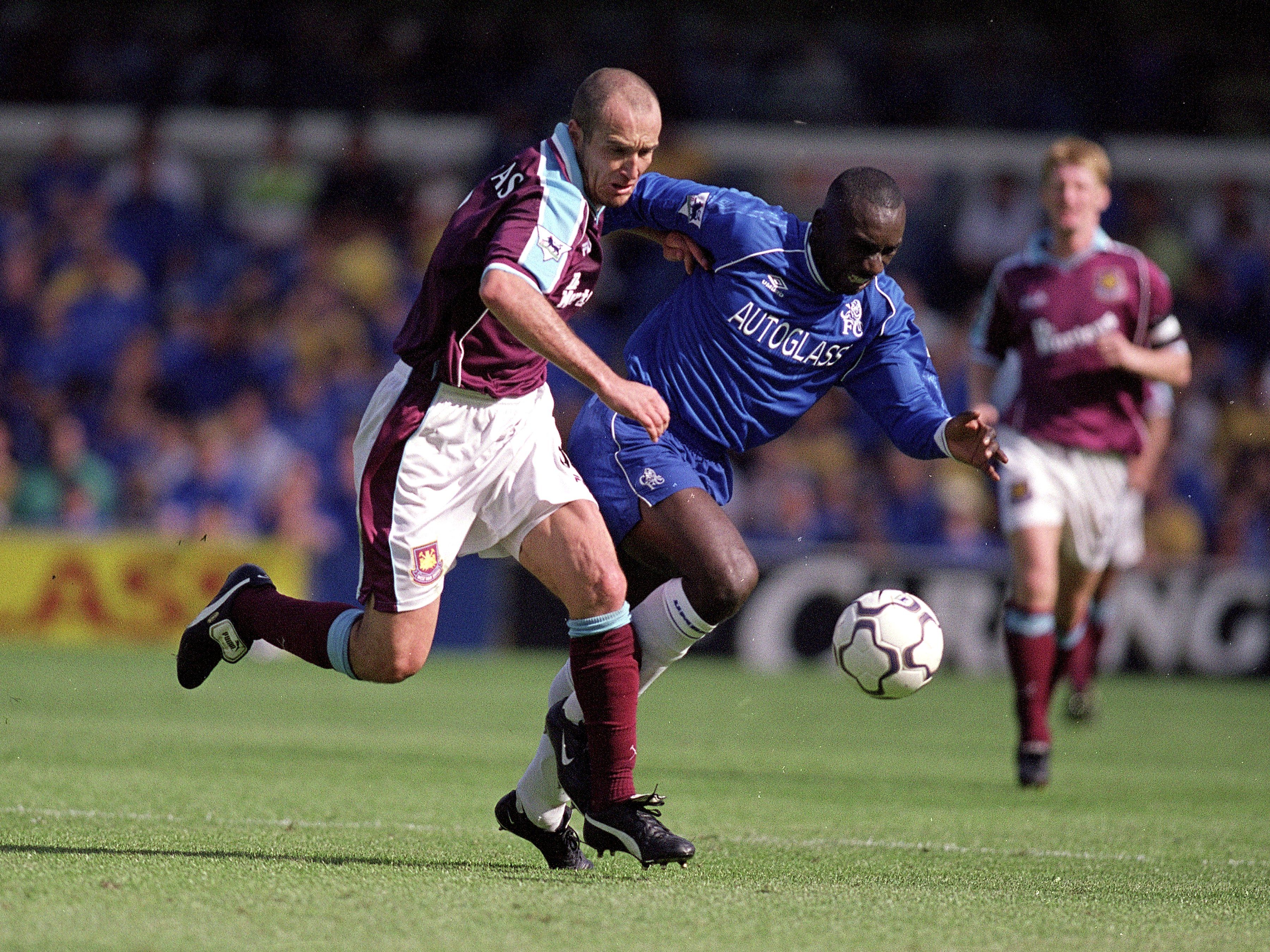 Javier Margas in action for West Ham