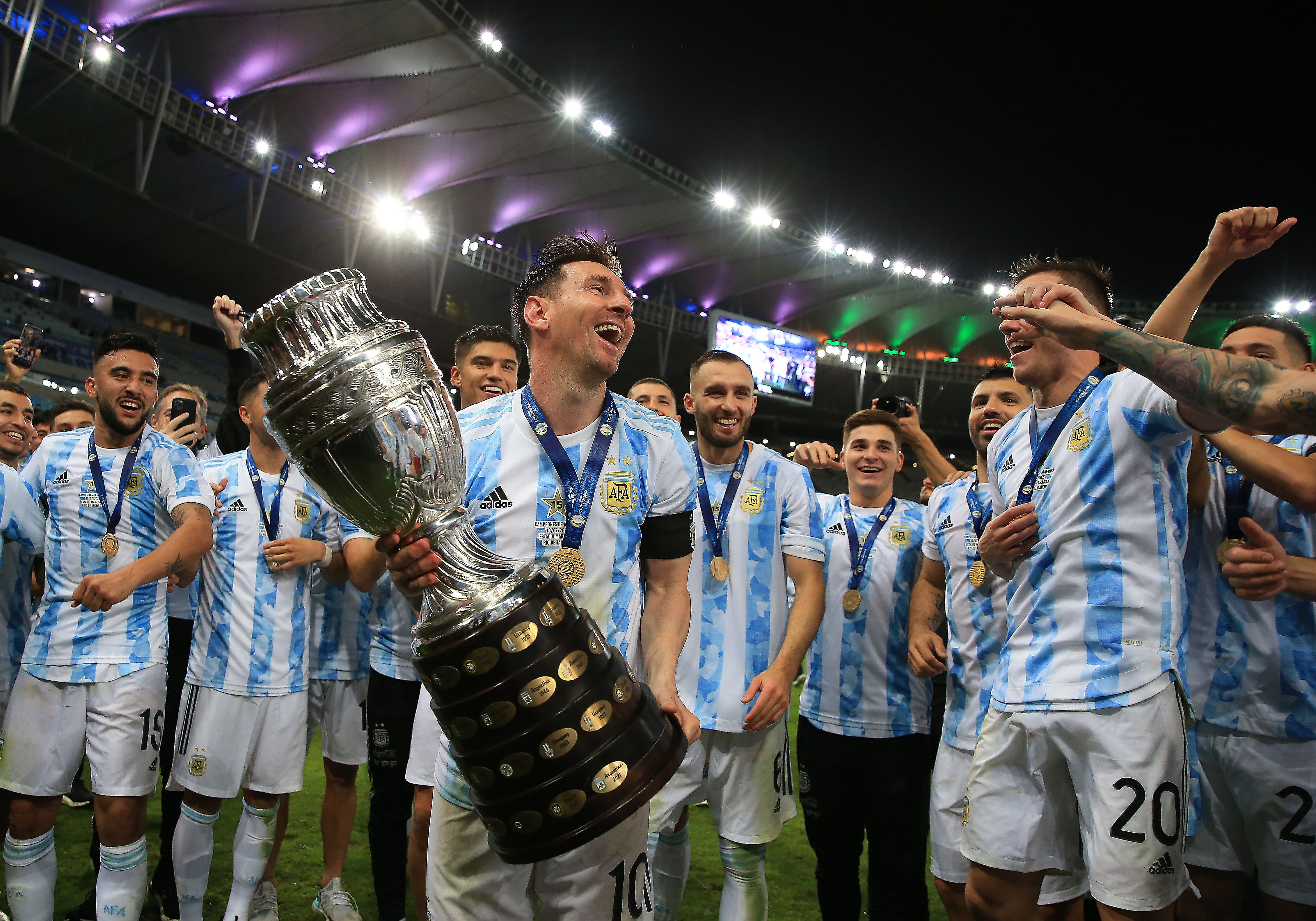 Messi lifts the Copa America