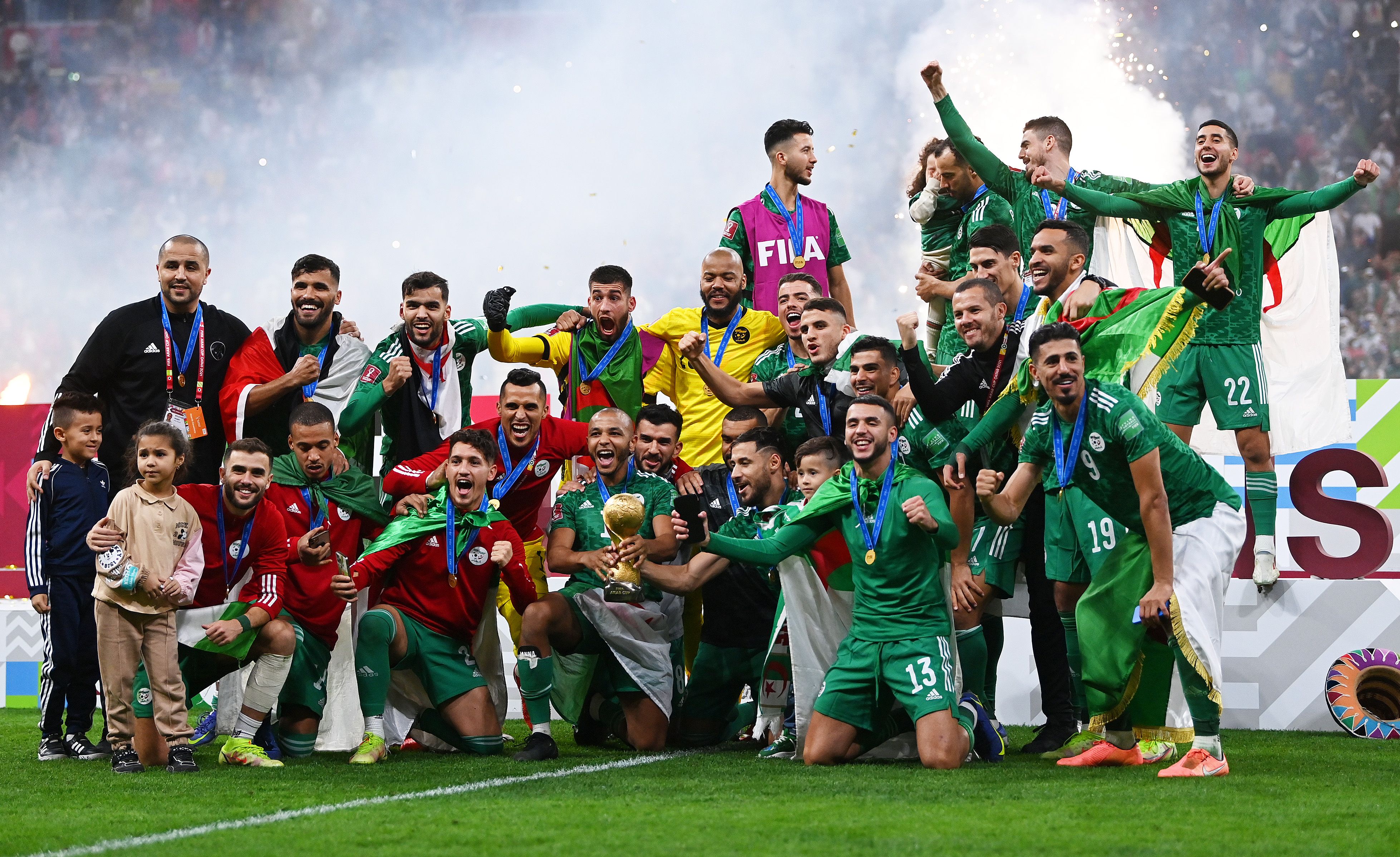 Algeria won the Arab Cup in their run