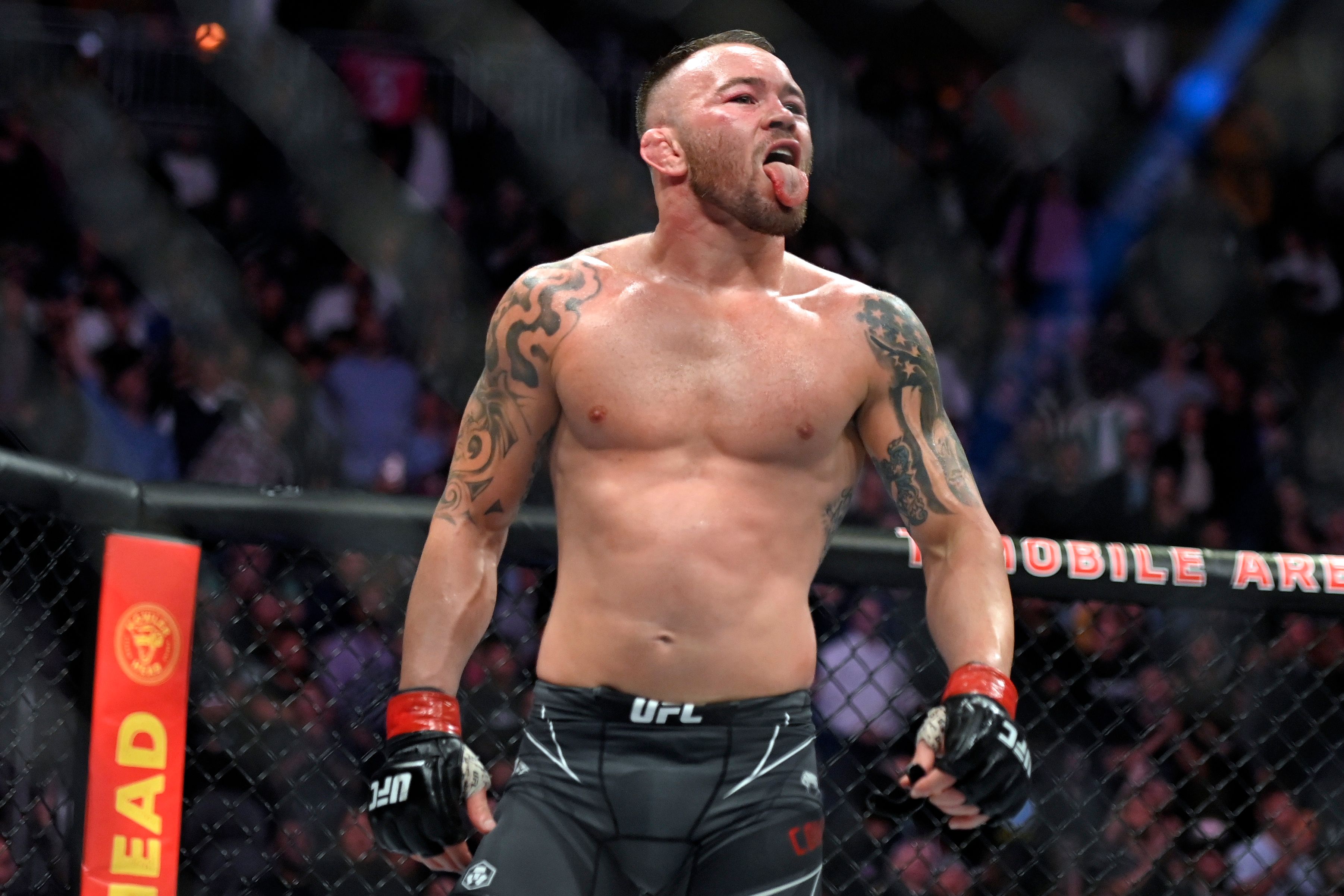 Colby Covington in the UFC octagon